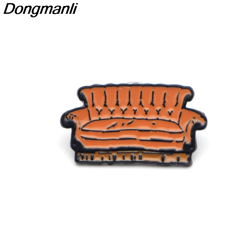 P1229 Dongmanli ТВ серии друзья раки булавки броши значки на одежду эмаль для штыря