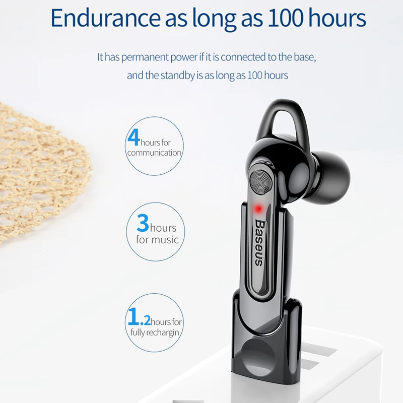 Baseus TWS Wireless Bluetooth Earphone Magnetic Charging Stereo Headset Handsfree Mini True Wireless Earbuds kulakl k For Phone