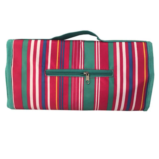 Ruputhin вместительный органайзер для покупок, сумка на колесиках, Складные портативные сумки для покупок, купить Сумка для овощей - Цвет: Red stripe