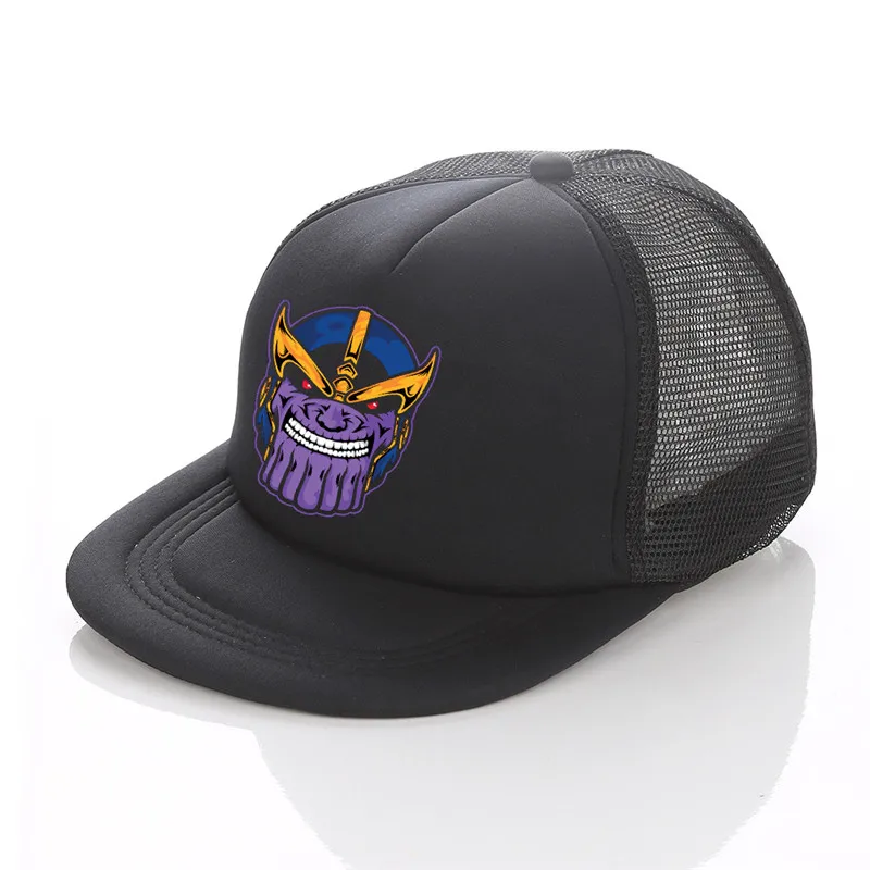 Mavel Мстители: Бесконечная война танос Snapback шляпа для взрослых Infinity Gauntlet хип-хоп кепка детская железная Мужская регулируемая бейсболка YF020 - Цвет: YF02003