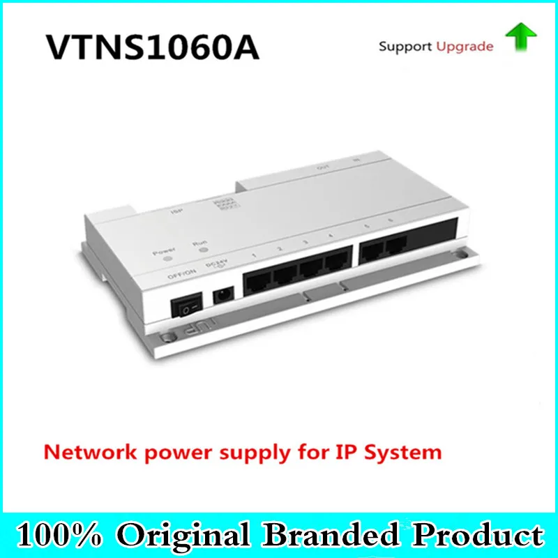 

DH VTNS1060A original Video Intercom POE Switch For IP System VTO2000A Connect Max 6 Indoor Monitors With Cat 5e Cable