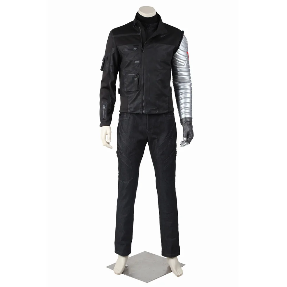 

Captain America: Civil War Winter Soldier Costume James Buchanan "Bucky" Barnes Costume Halloween Costume Cosplay