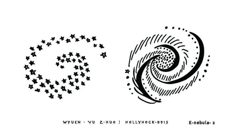 Wyuen Universe, водостойкие временные тату, наклейки, планета, Инопланетные ракеты, звезды, поддельные татуировки, мужской женский боди-арт, 9,8*6 см, тату