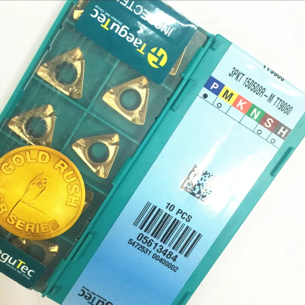 Taegutec 3PKT150508R M TT9080 carbide inserts 3PKT150508R M TT9080 for