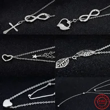 316L колье из нержавеющей стали ожерелье слой подарок для женщин короткий Chian Маленькая Звезда Сердце колье с подвесками богемные ювелирные изделия Прямая