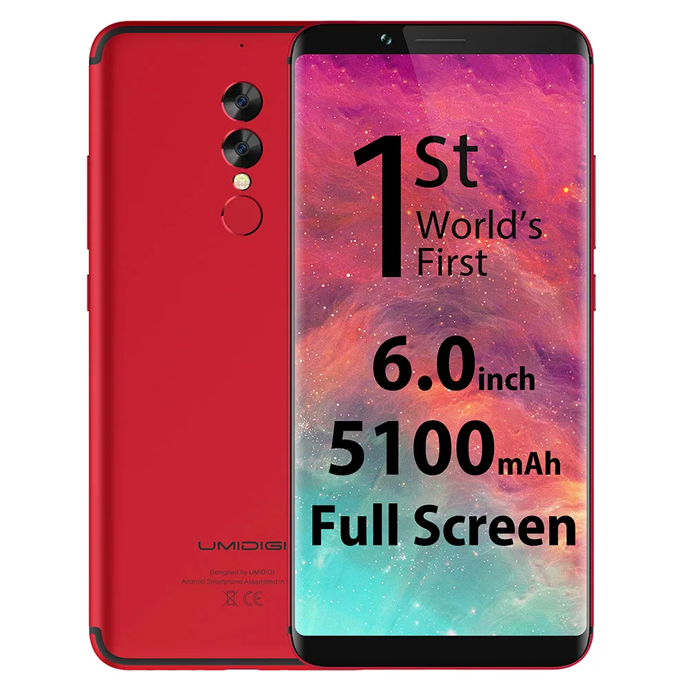 UMIDIGI S2 4G Phablet Android 6.0 6.0 Inch Helio P20 Octa Core 2.3GHz 4GB RAM 64GB ROM 13.0MP + 5.0MP Dual Rear Cameras Type-C