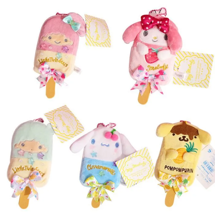 Плюшевая игрушка с героями мультфильмов My melody Pudding Cinnamoroll Собачка мороженое