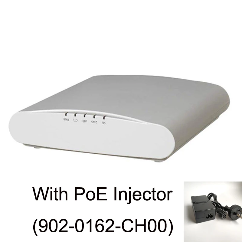 

Ruckus Wireless ZoneFlex R510 901-R510-WW00 (alike 901-R510-US00) With PoE Injector (902-0162-CH00) Indoor Access Point