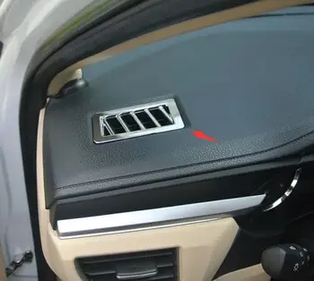 

for Toyota corolla 2014 2015 Stainless steel Car front Air Condition outlet Vent frame cover trim stickercar accessories 2pcs