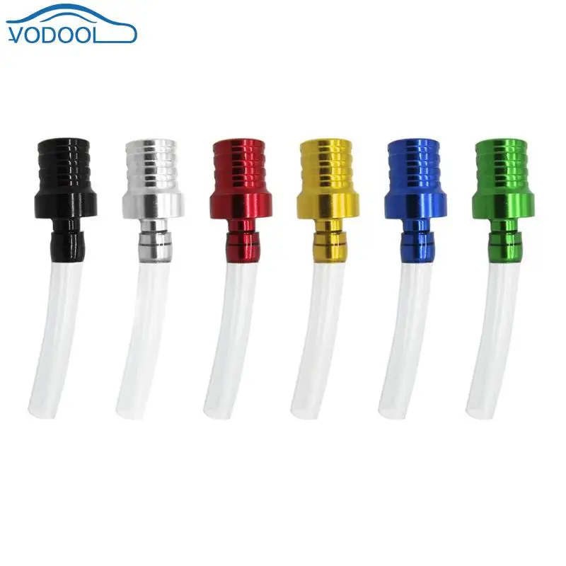 VODOOL Aluminum Alloy Motorcycle Gas Fuel Cap Vent Breather Hose Tube