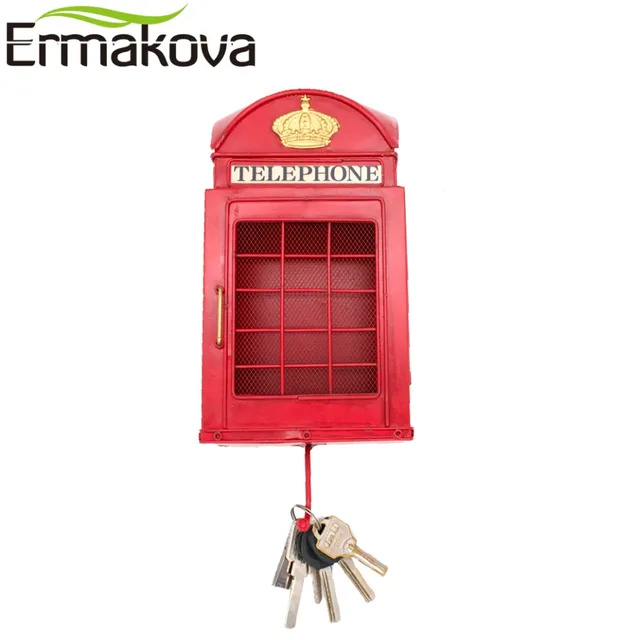 ERMAKOVA European Street London Telephone Booth Ornament with ... ERMAKOVA European Street London Telephone Booth Ornament with ...