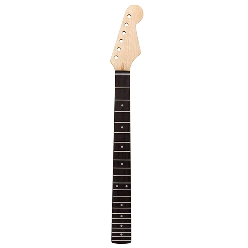 

Electric Guitar Neck Fretboard 22 Fret Guitar Neck Replacement White Abalone Mark Dot Inlay for Guitar