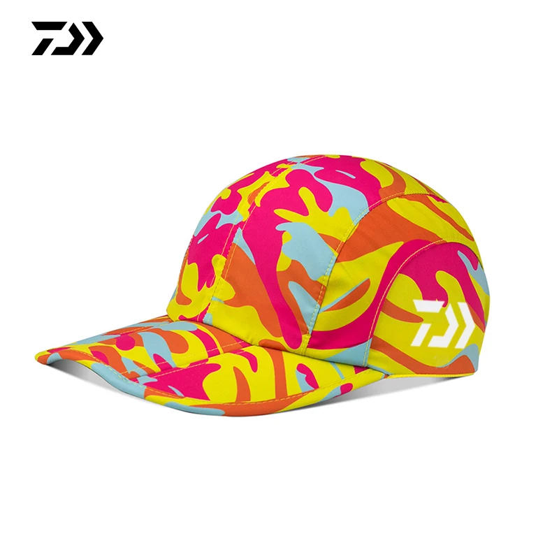 Fishing Caps Summer Camouflage Sun Protection Hat Men Sports Adjustable Baseball Golf Outdoor Running Fishing Cap