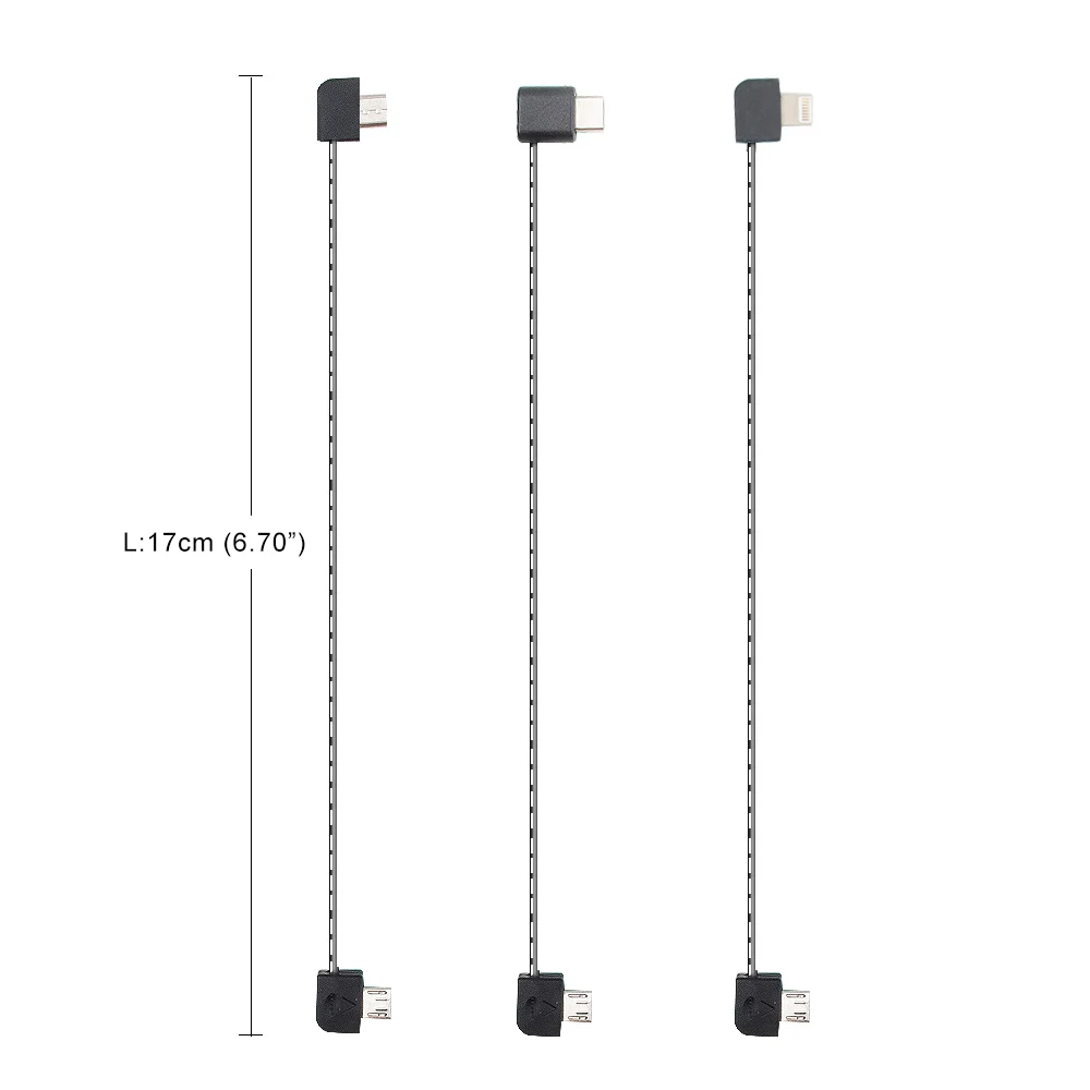 Зарядный кабель сумка для переноски Чехол Zhiyun Smooth 4 Feiyutech G5 G6 Vimble 2 Gimbal Lightning Type C Micro