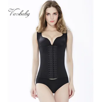 

Varsbaby Breathable mesh six-breasted vest girly sexy lace women shaper
