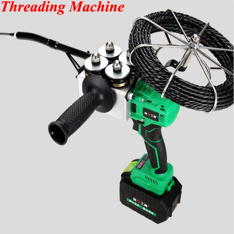 

YUNLINLI Automatic High Efficiency Threading Machine Electric Pull Line Pipe Threader CX-8806