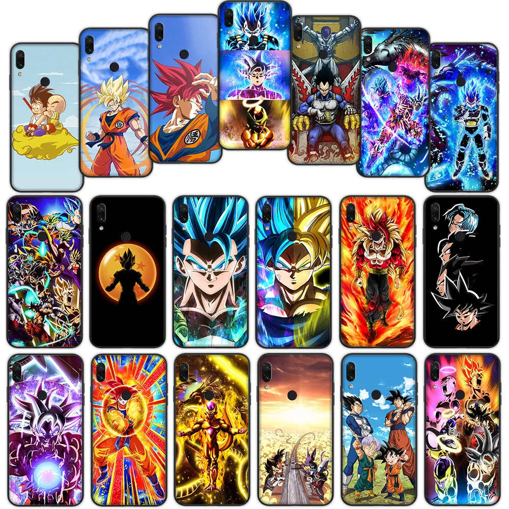

Dragon Ball Z Super DBZ Goku Soft Cover Case for Xiaomi Redmi Note 7 4 4X 6 Pro 5 Plus 5A 6A Go S2