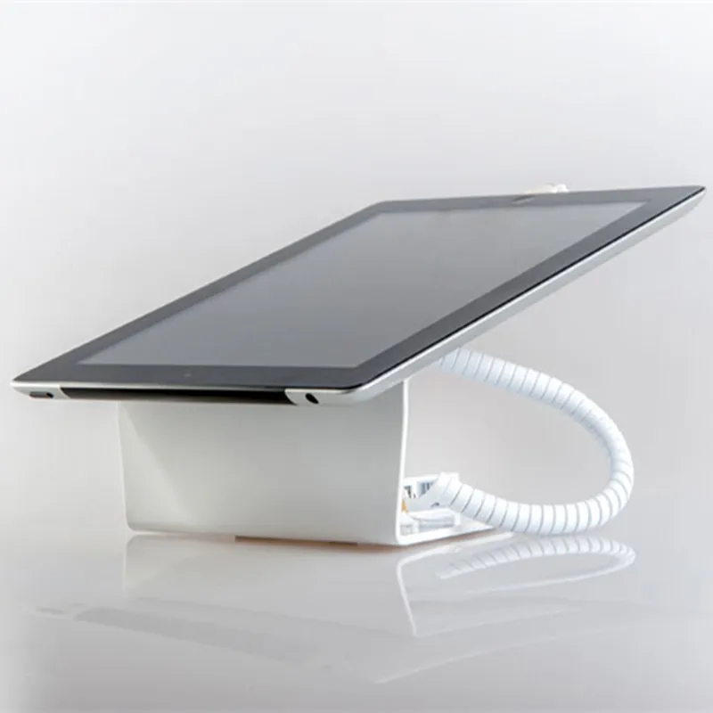 

7-12.9 inch tablet pc alarms security display rack white color power charging function remote control buzzing