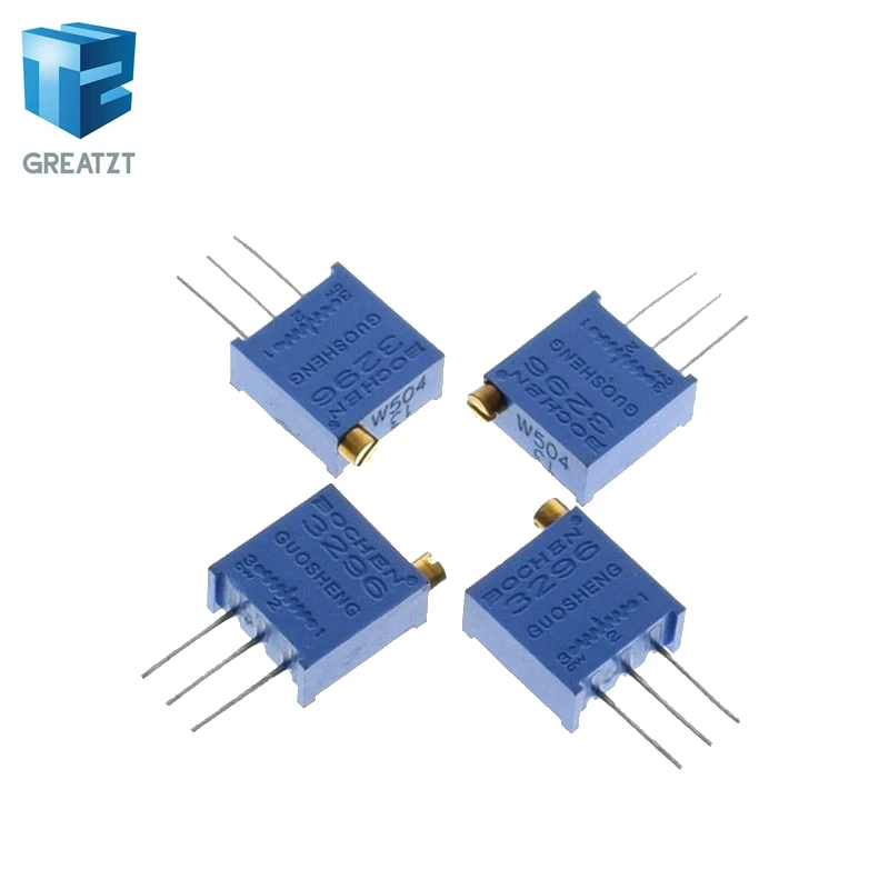 

1Pack GREATZT 10pcs 3296W 1k 2k 5k 10k 20k 50k 100k 200k 500k 1M 1ohm Trim Pot Trimmer Potentiometer Type For Arduino