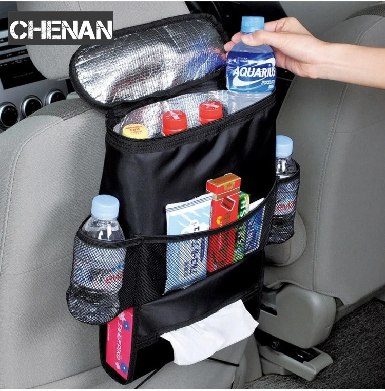 Auto font b Care b font Car Seat Organizer Cooler Bag Multi Pocket Arrangement Bag Back
