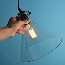 Modern Fashion American Industrial Vintage Creative Retro Loft Pendant Light Glass Bedside Aisle Restaurant Lamp WPL119