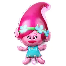 Floresta de julho Frete Grátis Trolls Brinquedo Do Balão Do Partido da Festa de Aniversário de Alumínio Balão Decorativo Atacado
