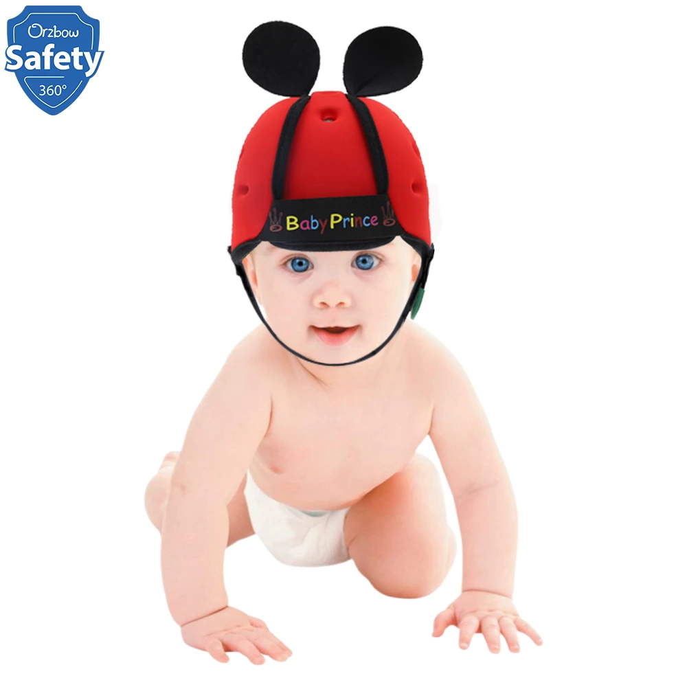赤ちゃんの安全性歩く帽子衝突防止保護ヘルメット赤ちゃん用高強度軽量素材ヘッドセキュリティと保護 帽子 キャップ Aliexpress