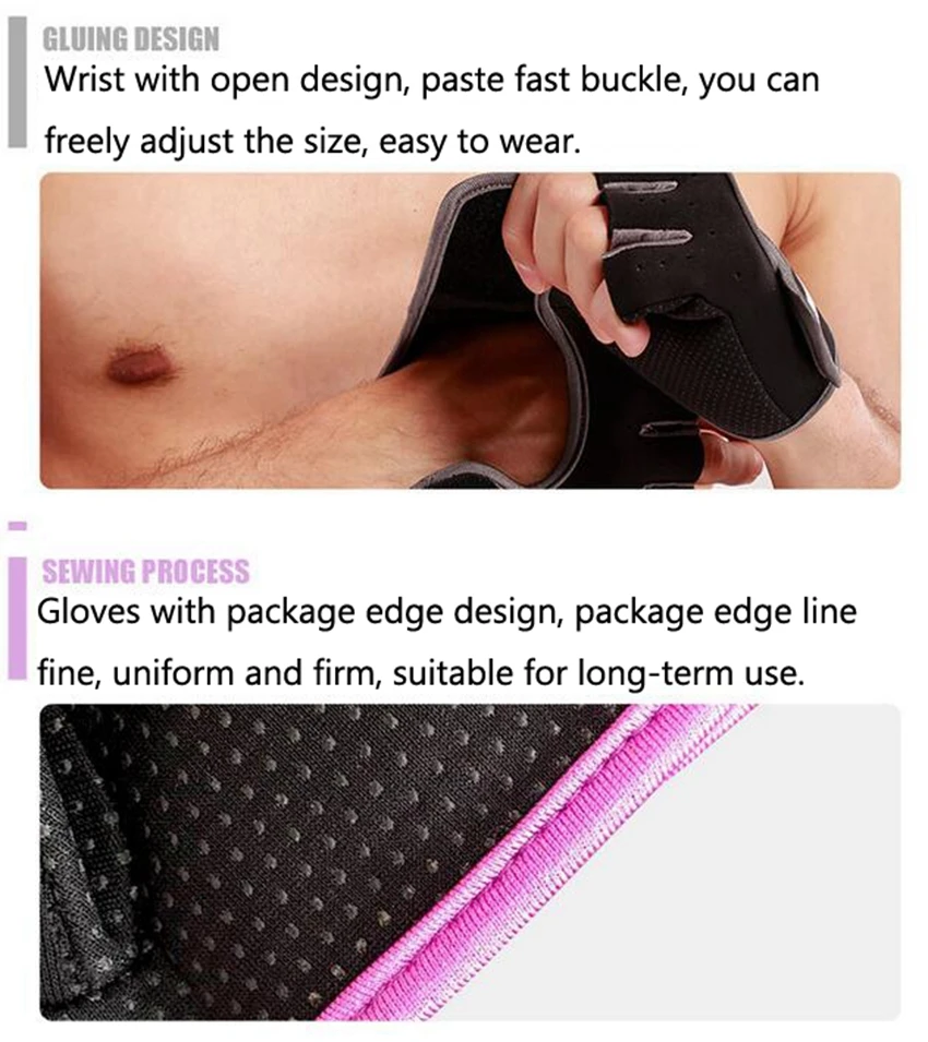 Мужские и женские силиконовые противоскользящие перчатки для тяжелой атлетики, спортивные тренировочные Перчатки для фитнеса с полупальцами