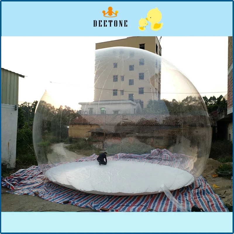 Коммерческих надувной шар пузыря реклама прозрачный дисплей мяч 8 метров ПВХ Бурлящий шарик выставка