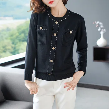 

Buttons Pullovers Sweaters Women Knitted Slim Stretchy Pullover Sweater Female Full Sleeve Tops Clothing 0723-115