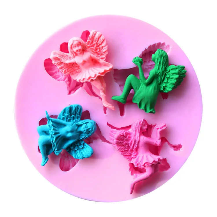 

Angel Shape Silicone Mold, Sugar Mold, Chocolate Mold, Cake Decoration Mold, Food Grade Material D294