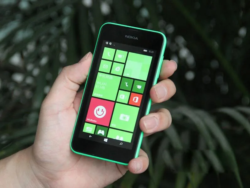 Nokia Lumia 530 разблокированный телефон четырехъядерный 4 Гб ПЗУ 512 МБ ПЗУ 5Мп камера 3g wifi gps WCDMA сотовый телефон