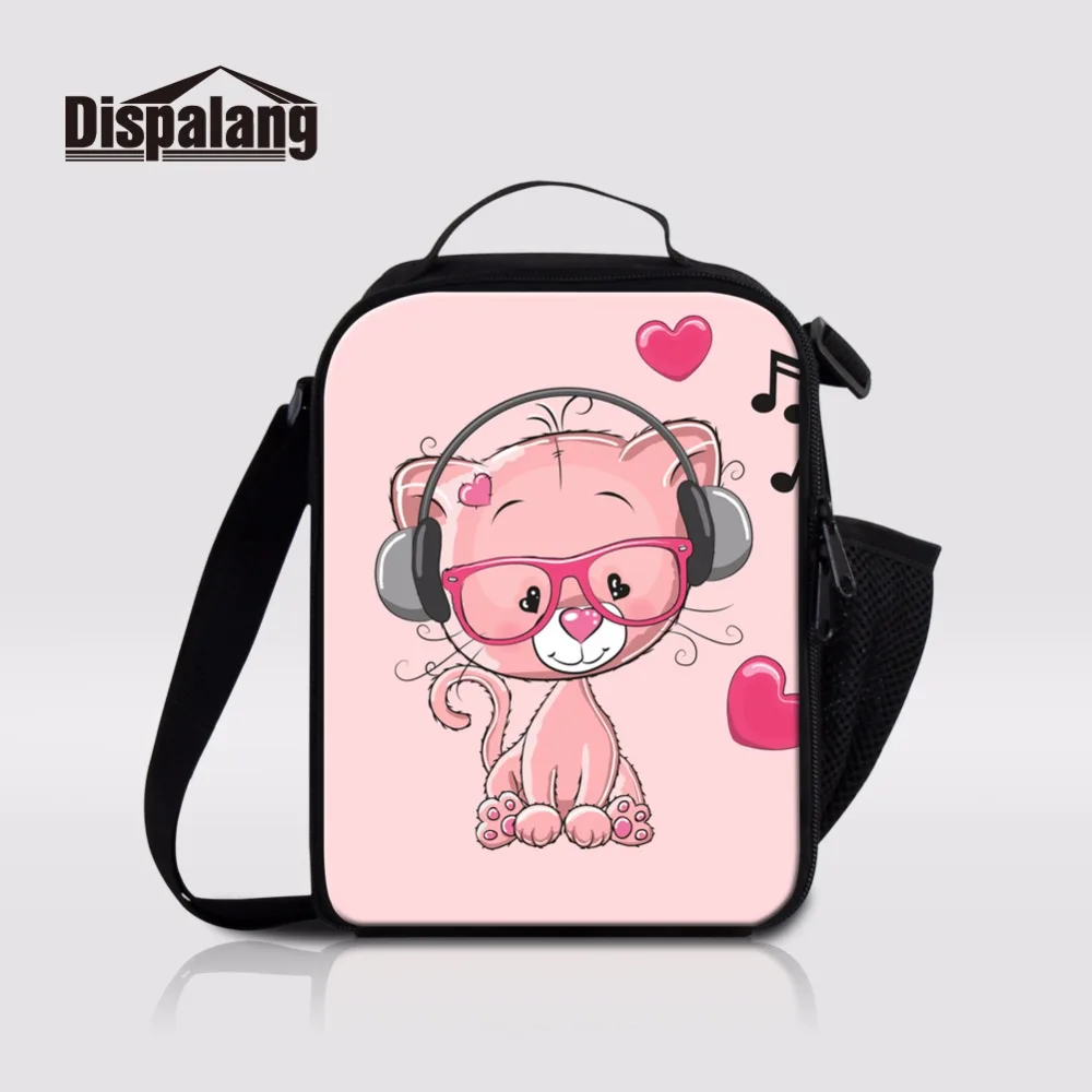 

Animal Pig Fox Owl Lion Kid Lunch Bag Customize Your Own Logo School Food Lunchbox Children Cartoon Picnic Cooler Bags Wholesale