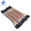 40pcs/lot 10cm 2.54mm 1pin Male to Male jumper wire Dupont cable for Arduino ► Photo 3/4