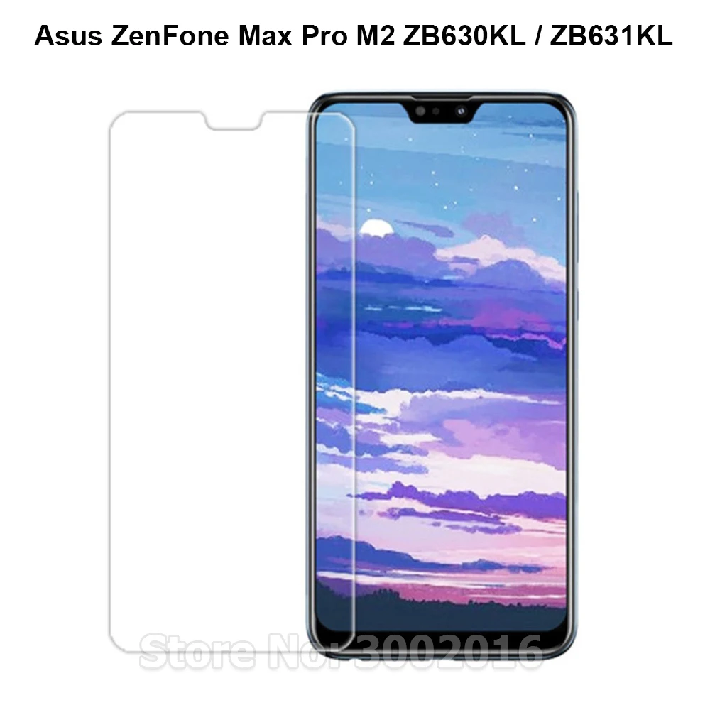 2 шт закаленное стекло для Asus Zenfone Max Pro (M2) ZB631KL Защита экрана M2 ZB633KL защитная