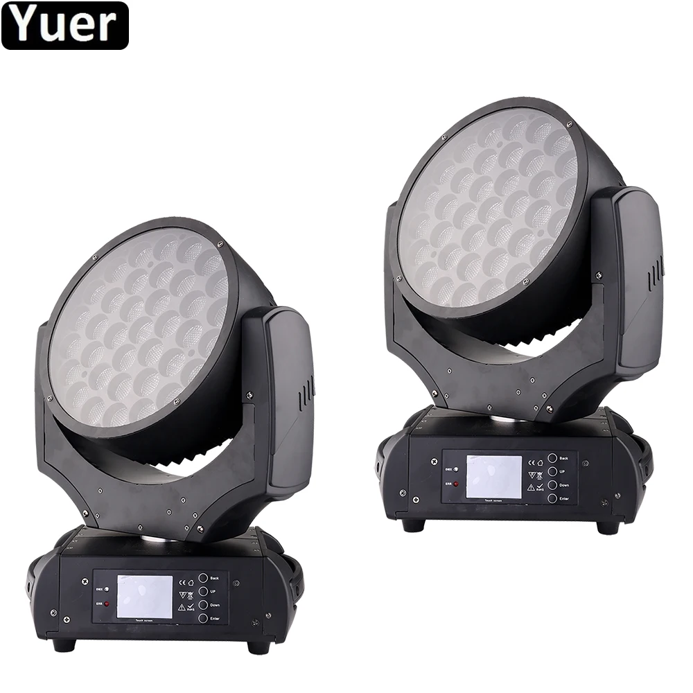 2Pcs/Lot 2019 NEW Stage Light 37x20W LED RGBW 4IN1 Zoom Wash Moving Head Light LED Light Party Light DJ Stage Night Club shehds limited time offer 2pcs led beam wash 19x15w rgbw zoom lighting with flight case for disco ktv party free fast shipping