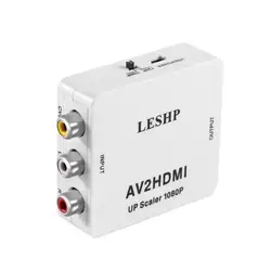 LESHP 1080 P AV для HDMI конвертер адаптер с USB кабель для ТВ/PC/VCR/синий солнцезащитные DVD-плеер Поддержка PAL/NTSC