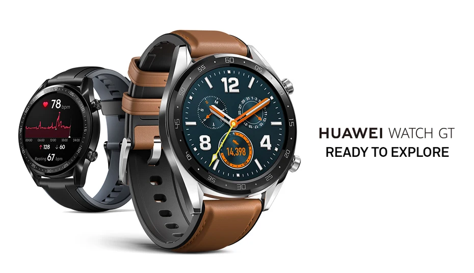 Huawei Watch GT Смарт часы Поддержка gps 14 дней Срок службы батареи 5 атм водонепроницаемый телефонный Звонок трекер сердечного ритма для Android iOS