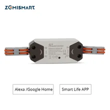 Zemismart Tuya WiFi умный переключатель для DIY светильник автоматический выключатель работает с Alexa Google Home таймер дистанционное управление