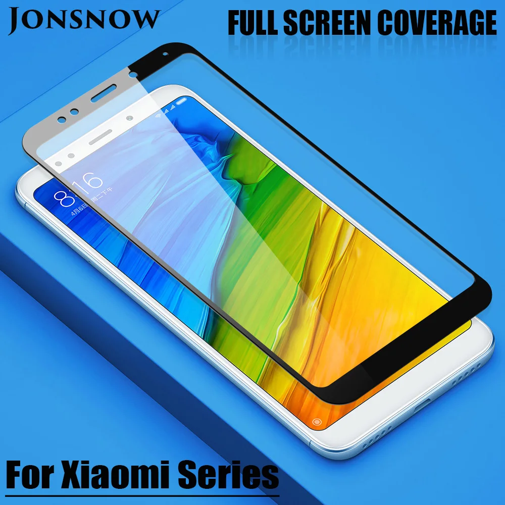 

Tempered Glass For Xiaomi Note 6 Pro 6A Full Screen Cover Screen Protector for Redmi 5 5 Plus /Note Prime 5A Protective Film