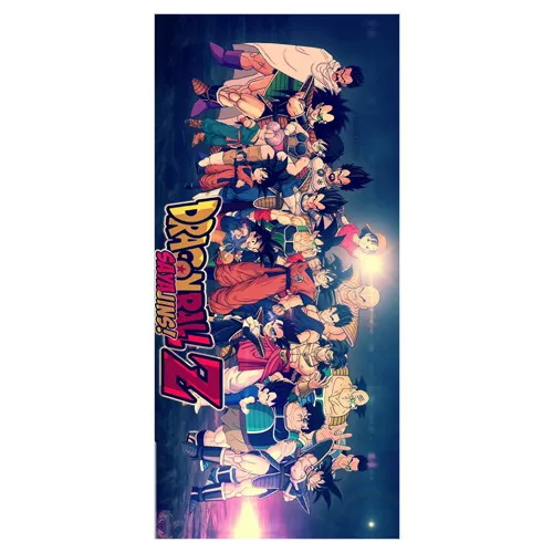 

Classic Anime_Dragon Ball Background Printed Soft Bamboo Fiber Towels/Drying Bath Drying Washcloth_Size:35CMX70CM