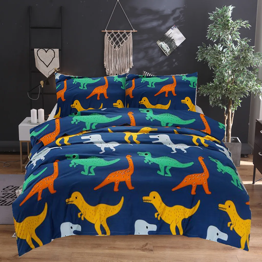 

Gacsidy Store 3Pcs Duvet Bedding Sets bed linen bedroom decor Beds Cotton Cover Home & Living Home textile pillowcase
