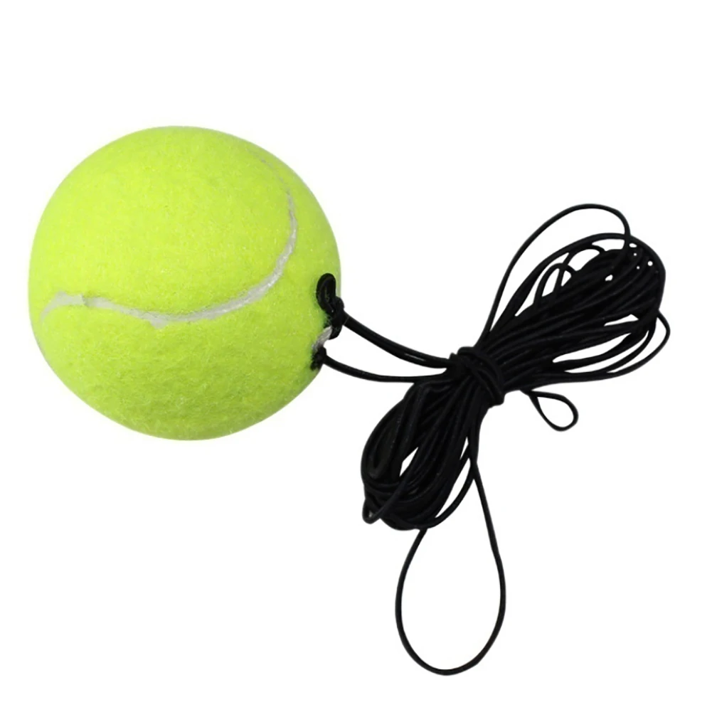 Elastic Rubber Band Tennis Ball Single Practice Training Belt Line Cord Tool