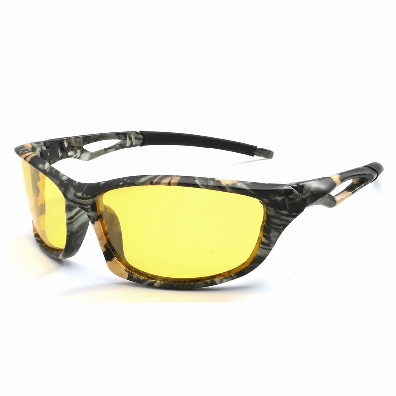 Длинные Хранитель для женщин поляризационные солнцезащитные очки для камуфляж HD объектив Защита от солнца очки безопасного вождения очк - Цвет линз: Black Night Vision