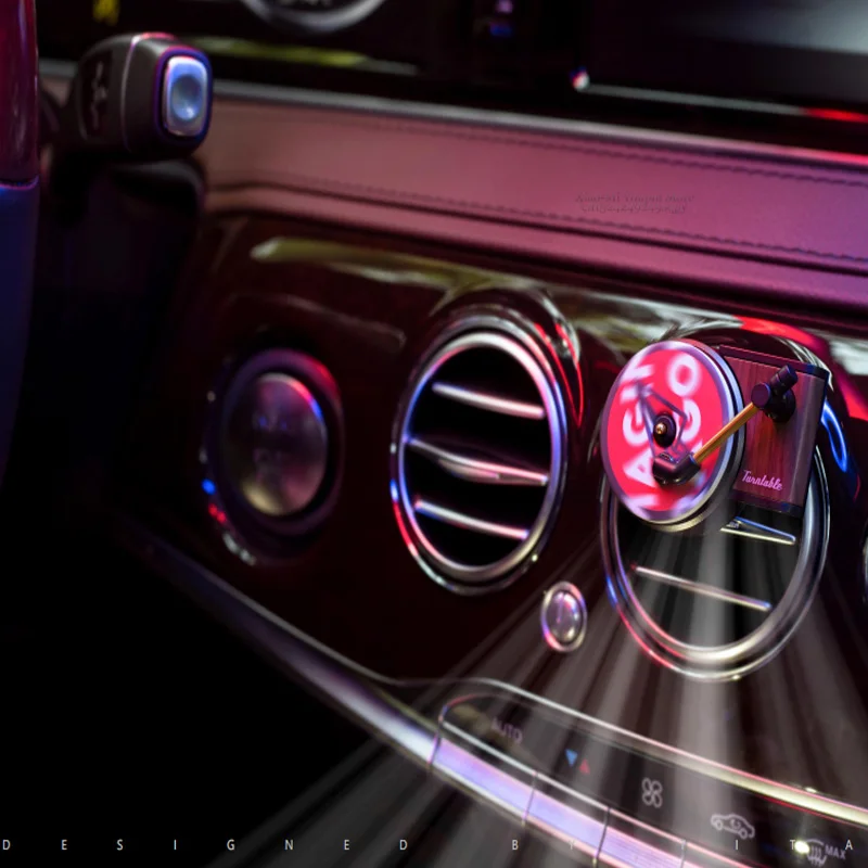 Xiaomi Mijia Тита проигрыватель фонограф автомобильный ароматизатор автомобильный освежитель воздуха с 3 шт. Сменные ароматерапевтические таблетки