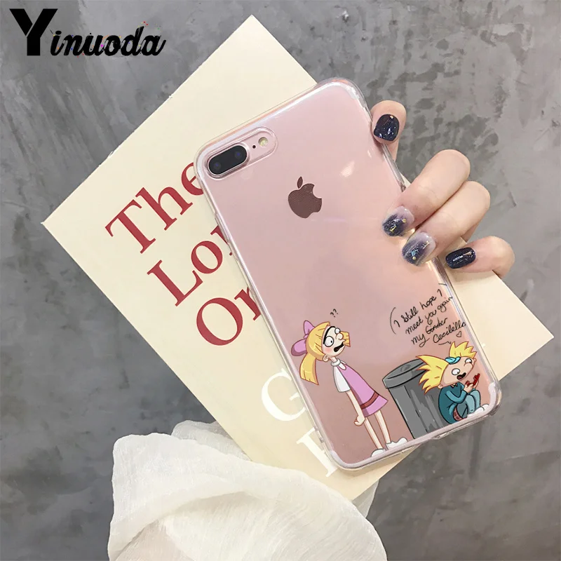 Yinuoda Hey Arnold Rugrats Soft TPU silicone On Sale Cool Phone Case for Apple iPhone 8 7 6 6S Plus X XS max 5 5S SE XR Cover