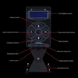 Hp-2 Hurricane Татуировка питания цифровой ЖК-дисплей питания для комплектов машина США вилка