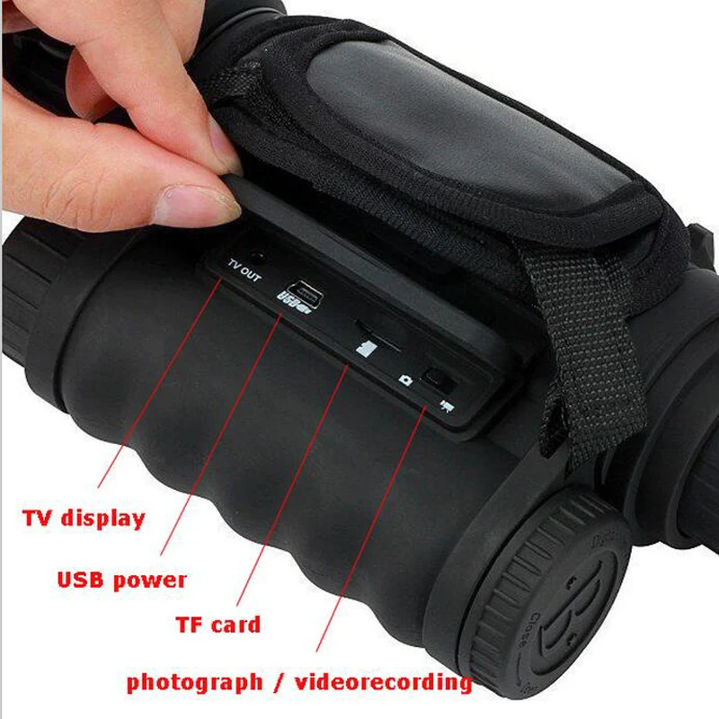 Askco الصيد الرقمية الأشعة تحت الحمراء 6X50 ناظور أحادي العين للرؤية الليلية نظارات تلسكوب 5MP HD 350 m المدى ل الصورة تصوير الفيديو Askco الصيد الرقمية الأشعة تحت الحمراء 6X50 ناظور أحادي العين للرؤية الليلية نظارات تلسكوب 5MP HD 350 m المدى ل الصورة تصوير الفيديو
