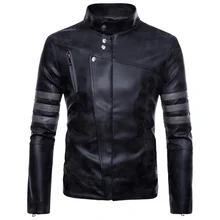 2019 New Hot Men's Leather Jacket Large Size Men's Jacket Retro Motorcycle Leather Jacket Casual Fashion Street Men's Leather Ja 2019 New Hot Men's Leather Jacket Large Size Men's Jacket Retro Motorcycle Leather Jacket Casual Fashion Street Men's Leather Ja