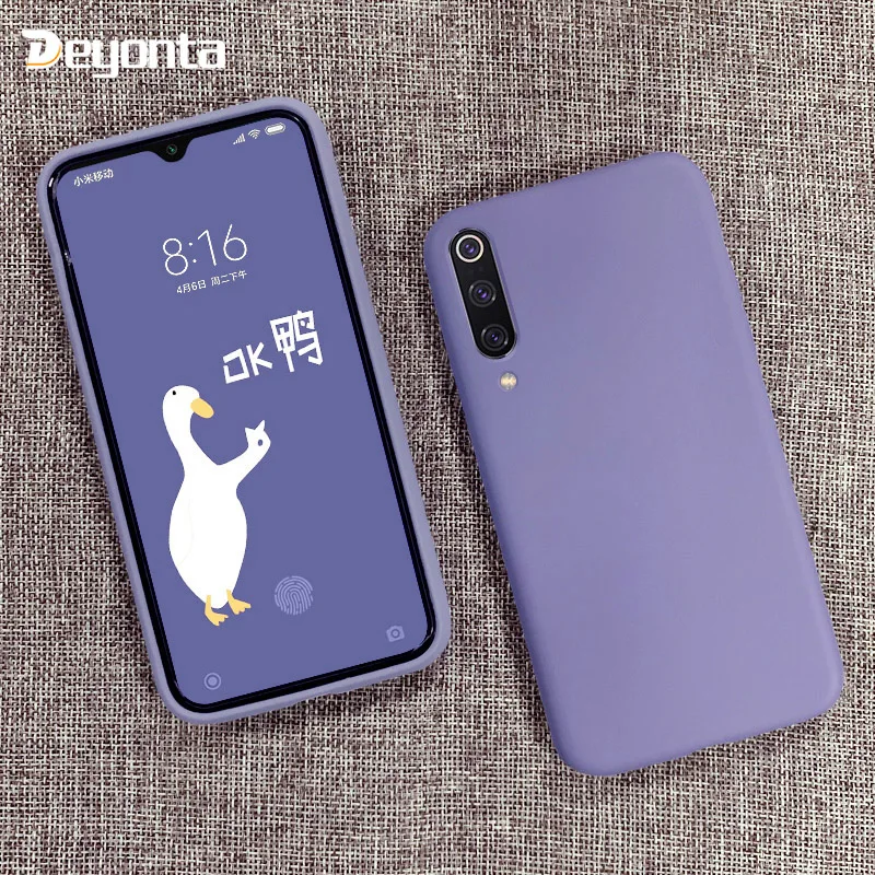 

Liquid Silicone Case For Xiaomi Redmi Note 7 Cases Slim Soft TPU Cover For Xiaomi Mi 9 8 SE Lite Explorer Mix 2 2S 3 Coque Capa